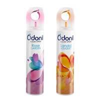 Odonil Aerosol Spray (Pack of 2), Rose Garden 220ml+Sandal Bouquet 220ml
