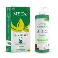 My Dr. Pain Oil Relief Oil - Relieves Joint Pains & Body Pains - Aromatic, Non-Sticky & Stain-Free, Standard - 250 Ml