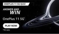 Amazon OnePlus 11 5G Quiz Answers Today