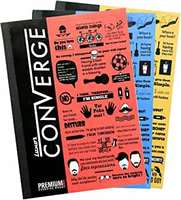 Luxor 1 Subject Spine Taped Premium Exercise Notebook, Single Ruled - (21cm X 29.7cm), 180 Pages, Pack of 3