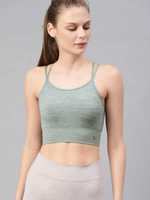 HRX by Hrithik Roshan Women Sports Lightly Padded Bra (Green)