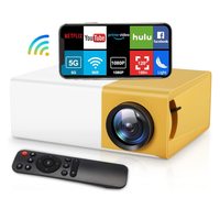 TechKing (REPUBLIC SPECIAL DEAL WITH 15 YEARS WARRANTY) Mini Projector,Portable Movie Projector,Smart Home Projector,Neat Projector Windows,PS5,Laptop,TV-Stick,Compatible with HDMI,USB,Audio,TF Card,AV and Remote Contr