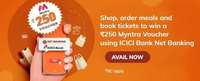 Use ICICI Bank Internet Banking for transactions and get Myntra voucher worth Rs.250