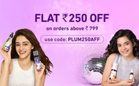 Plum Goodness-Flat Rs.250 Off on Purchase of Rs.799