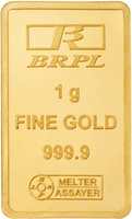 Flipkart gold bar & coins - Bangalore Refinery 1 g Gold Bar 24 (9999) K - ICICI Credit card [10% upto 1500 + 10% upto 300]