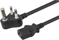 1.5Meter for Desktops PC and Printers Monitor SMPS Power Cable [10% Coupon]