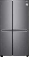 LG 688 L Frost Free Side by Side Refrigerator with Smart Inverter Multi Digital Sensors and Express Freezing (Dark Graphite Steel, GC-B257KQDV)