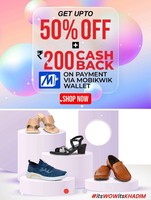 Get upto 50% off + ₹200 cashback on payment via Mobikwik wallet 