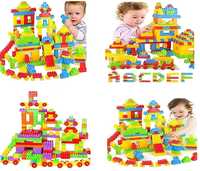 HRK DIY Plastic Building Blocks for Kids, Building Blocks Toy for Kids Puzzle Games for Kids – DIY Toys for Children Educational & Learning Toy for Kids (60 Pieces Blocks Bricks) 
