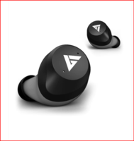 BOULT AUDIO Black AirBass TrueBuds True Wireless with Touch Controls & IPX7 Waterproof