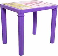 Cello Scholar Well Finished Two Seat Senior Study/Play Table for Kids from 3-10 Years(Plastic , Polypropylene , Violet)