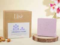 Amazon Sample : Luse Essentials Crowned Ivory Handmade Bathing Bar ,100gms (Pack of 1) Account Specific
