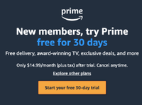 Steps to get 30 Days Free Amazon Prime Membership