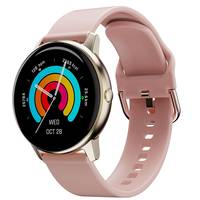 Ambrane Curl Smartwatch with 15 Days Battery Life, 1.28” LucidDisplay™, 24*7 Health Monitoring,