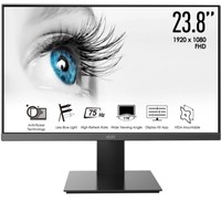 MSI 24 inch Full HD LED Backlit VA Panel with TUV Certified Eye Care Technology, VESA Mountable, Flicker Free, Anti-Glare Monitor (PRO MP241X)