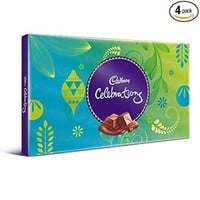 Cadbury Celebrations Chocolate Gift Pack - Assorted, 130.9g- Pack of 4  