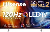 Hisense 139 cm (55 inches) 4K Ultra HD Smart IPS QLED TV 55U7H (Black)