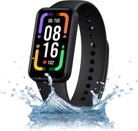 Redmi Smart Band Pro SportsWatch- 3.73 cm (1.47) Large AMOLED Display, Always On Display, Continuous Sleep, HR, Stress and SPO2 Monitoring, 110+ Sports Modes, 5ATM, 14 Days Battery Life, Black