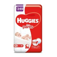 Huggies Dry Pants, Small (S) Size Baby Diaper Pants, 36 count, with Bubble Bed Technology for comfort