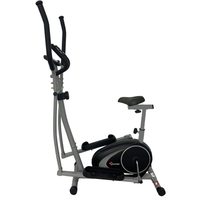 PowerMax Fitness EH-260S Elliptical Cross Trainer for Home Gym Workout Machine