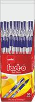 Cello Fast-O Ball Pen  (Pack of 30, Blue) [Min 2 Qty]