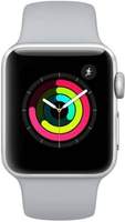 APPLE Watch Series 3 (GPS, 42mm) - Silver Aluminium Case with White Sport Band  (White Strap, Regular)