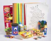 Fevicreate Activity 8 in 1 Kit| 8 DIY activities in 1 Kit | Kit contains Fevicol A+, Rangeela Tempera Colours, Rangeela Clay, Fevistik, and more