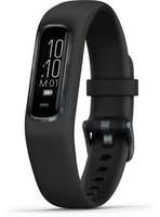 GARMIN Vivosmart 4, Fitness Tracker with Pulse Ox and HRM, upto 7 days of battery life (Black Strap, Size : Regular)