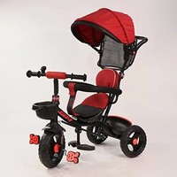 Luusa GT-500 Tricycle with Canopy / Plug N Play Kids / Baby Tricycle with Parental Control , Cushion seat and Safety Guard