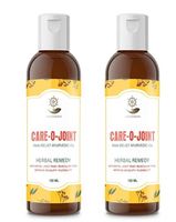 EARTHY BOON Care-O-Joint Pain Relief Ayurvedic Oil for Back, Knee & Leg - 100ml (Pack of 2)