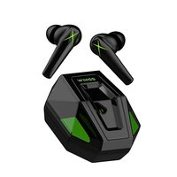 Wings X Fire Wireless Gaming Earbuds,TWS Headphones with RGB Lights case, 40ms Low Latency, Bluetooth 5.3, 40 Hours Playtime, ENC, 8mm Speaker Size (Black TWS)