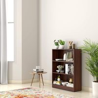 Amazon Brand - Solimo Mason Engineered Wood Bookcase ( Set of 1 ,Walnut)