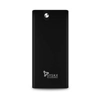 SYSKA Power Bank 10000mah | 6 Months Warranty | Powerbank, Battery Bank, Quick Charging 18W P1029J Power Bank with High-Energy Density Polymer Cell with Triple Output Port (Dynamic Black) 