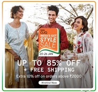 TataCLiQ India's Got Style Sale Upto 85% Off + Extra 10% Off & 10% Off on ICICI Credit Card (20th - 26th Jan)