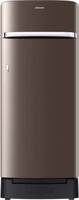 SAMSUNG 225 L Direct Cool Single Door 4 Star Refrigerator with Base Drawer (Luxe Brown, RR23B2H2XDX/HL)