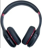 MI Super Bass Bluetooth Wireless On Ear Headphones with Mic (Black and Red)