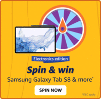 Amazon Electronics Edition Spin and Win 