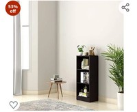  Amazon Brand - Solimo Anubia Engineered Wood Bookcase (Set of 1 ,Wenge)