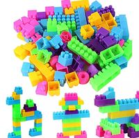 (apply coupon )  Building Blocks for Kids with Wheel Age 3+, Smart Activity Fun and Learning Train Blocks for Kids