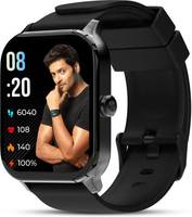 beatXP Marv 1.85" HD Screen Ultra Thin Bezel One-Tap BT 5.3 Calling AI Voice Assistant Smartwatch  (Black Strap, Free Size)