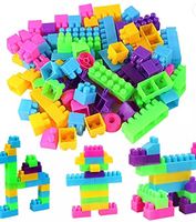 Building Blocks for Kids with Wheel Age 3+, Smart Activity Fun and Learning Train Blocks for Kids, Building Blocks for Kids,Bricks Blocks,Kids and Children for 3 - 5 Years - Multicolor (050 PCS Blocks