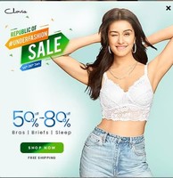 Clovia Republic Sale - Up to 80% Off + Free Glimmer Kajal on Rs.999 Orders & More Offers