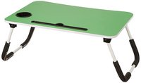 Amazon Brand - Solimo Mira Multi-Purpose Laptop Table with Cup Holder (Green)
