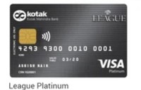 Kotak League LTF Credit Card for All Users 