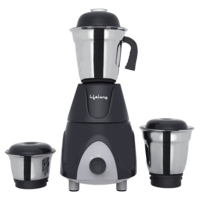 Lifelong 750 Watts 3 Jars 4 Blades Mixer Grinder (3 Speed Setting Motor, LLMG759, Grey)