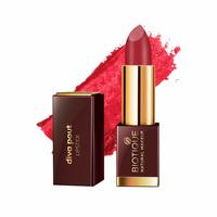 Biotique Natural Makeup Diva Pout Lipstick, Red Alert