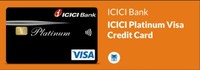 Free ICICI Platinum Visa Credit Card (Zero Joining Fee)