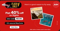 Tata Neu - Flat 40% off on Flights