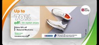 Tata CLIQ : Upto 70% off on stylish Shoes + Assured 5% NeuCoins   +   5%  Extra Back as NeuCoins on HDFC BANK Credit Cards  +  Extra 10% Off Use Code = NEUFASHION