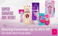  Nykaa : Upto 40% Off on Shaving Essential